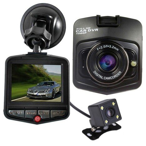 Camera auto Dubla iUni Dash 806, Full HD, 12Mpx, 2.5 Inch, 170 grade, Parking monitor, G senzor, Bla